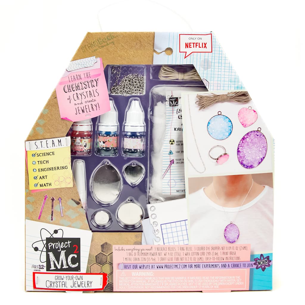 Project Mc2 Grow Your Own Crystal Jewelry Kit